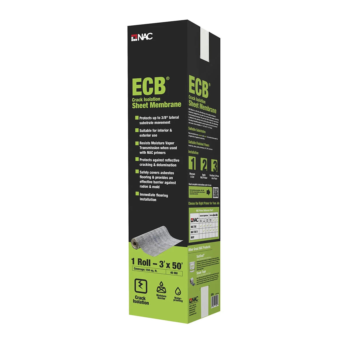 ECB Classic Crack Isolation Membrane (150 sf/roll)