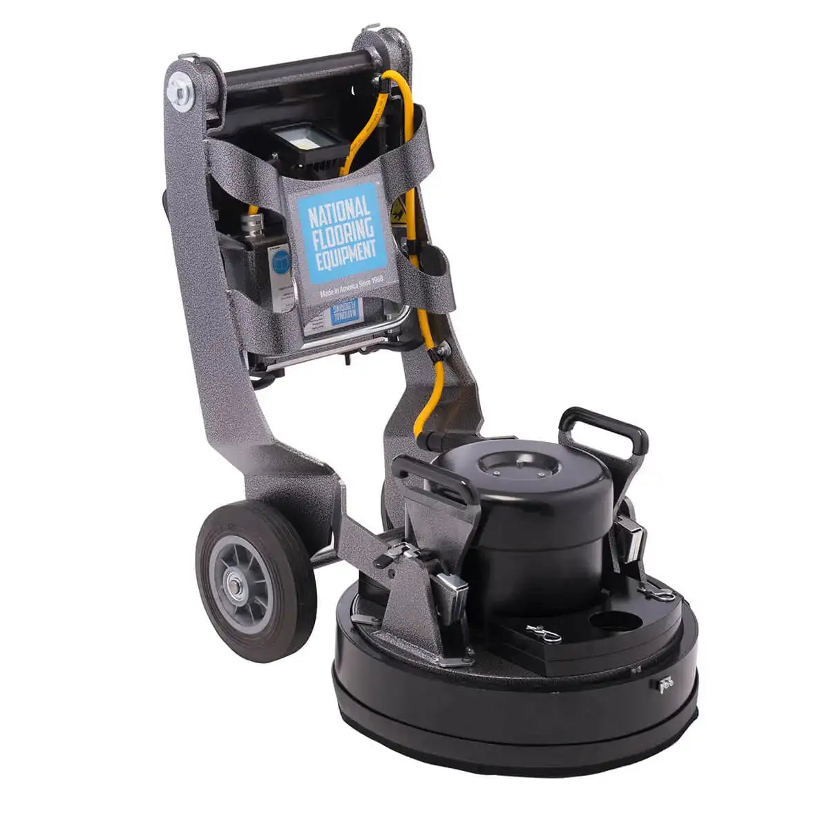 National HELIX Floor Grinder with Collapsible Handles for Storage