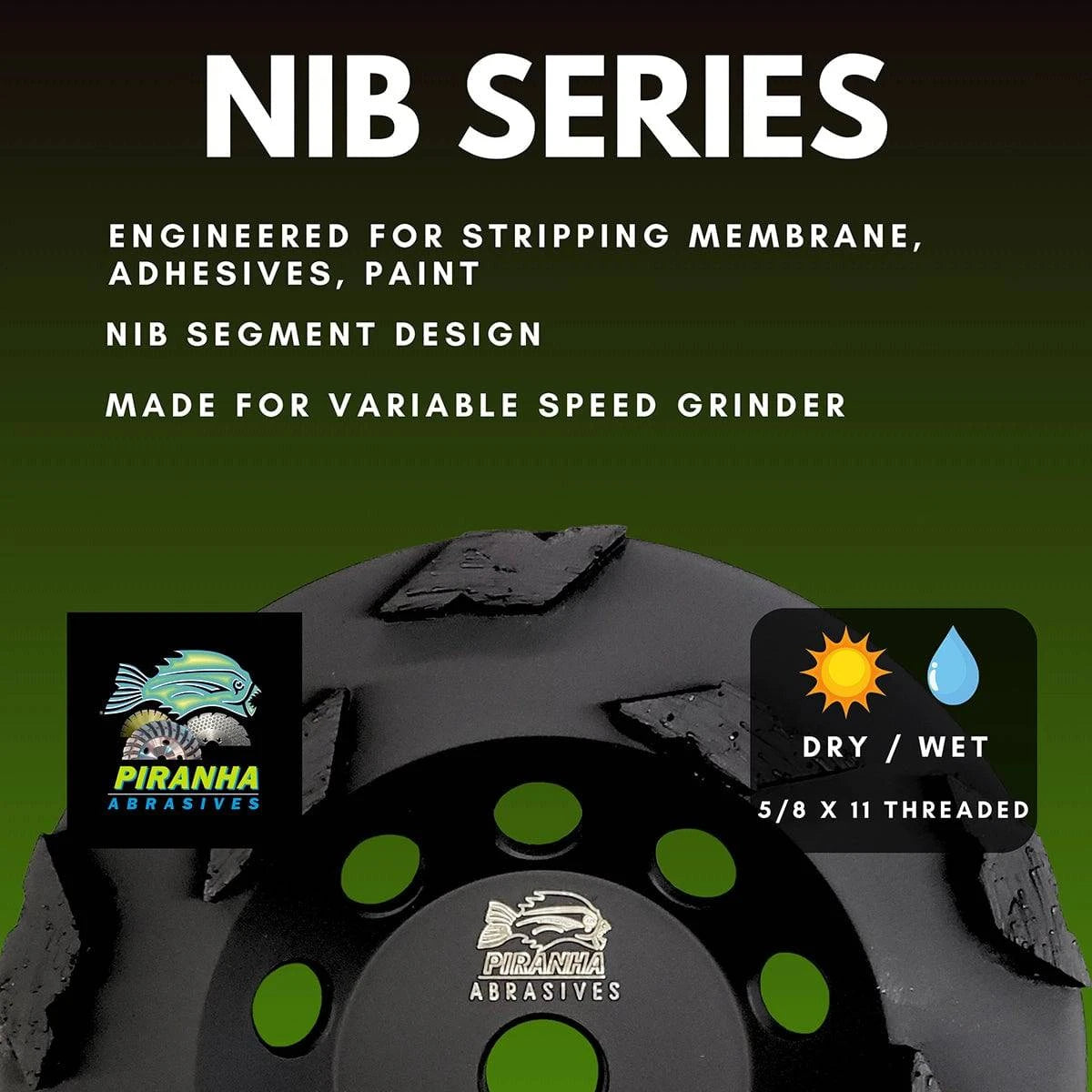 Nib Stripping Cup for dry and wet stripping