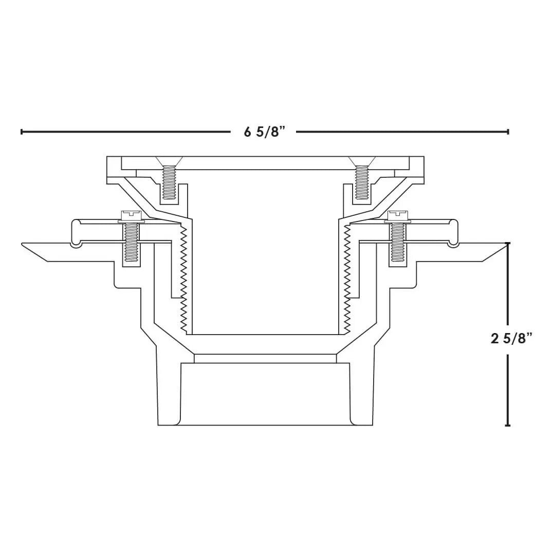 Noble Clamping Ring PVC Shower Drains. Shower drains for watertight installation