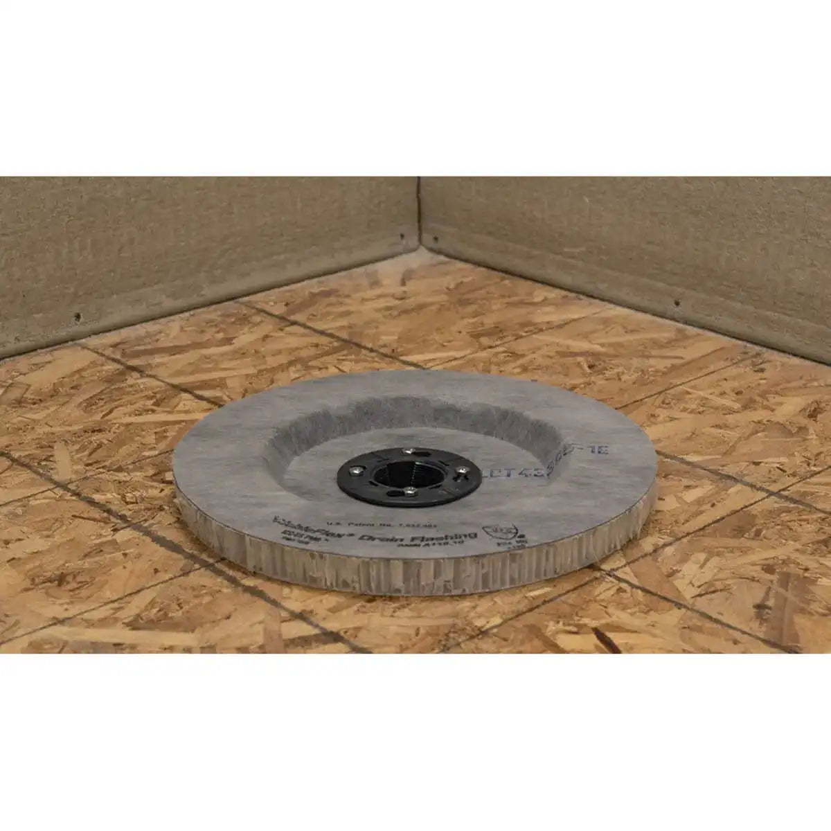 NobleFlex Solid Divot Drain Flashing for Shower Installation