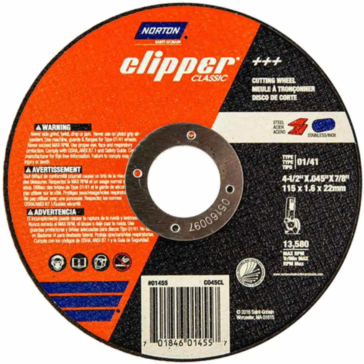 Norton Abrasive Classic Cut-Off Wheels - 25 Pack