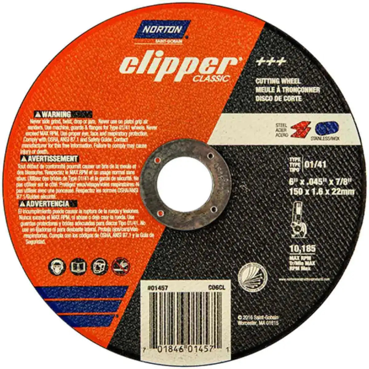 Norton Abrasive Classic Cut-Off Wheels - 25 Pack