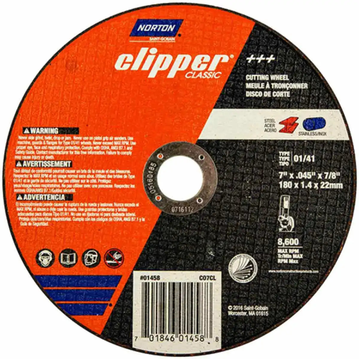 Norton Abrasive Classic Cut-Off Wheels - 25 Pack