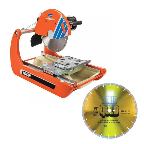 Norton Clipper BBM307 14" Masonry Saw Bundle - Contractors Direct