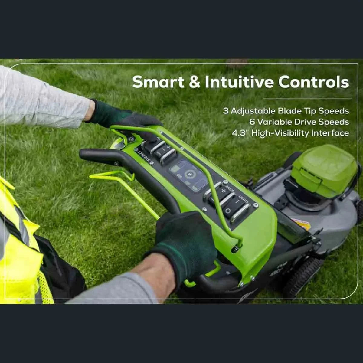 Optimus 22" Self-propelled Mower Kit Smart Controls