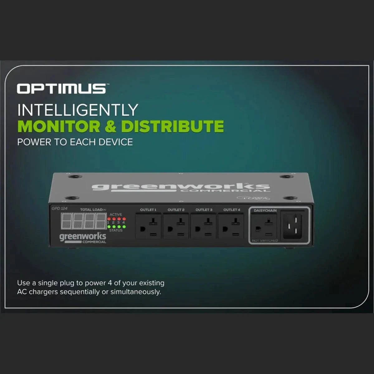 Optimus 4-Channel Power Distribution Manager 2-Stack Intelligently monitor and distribute