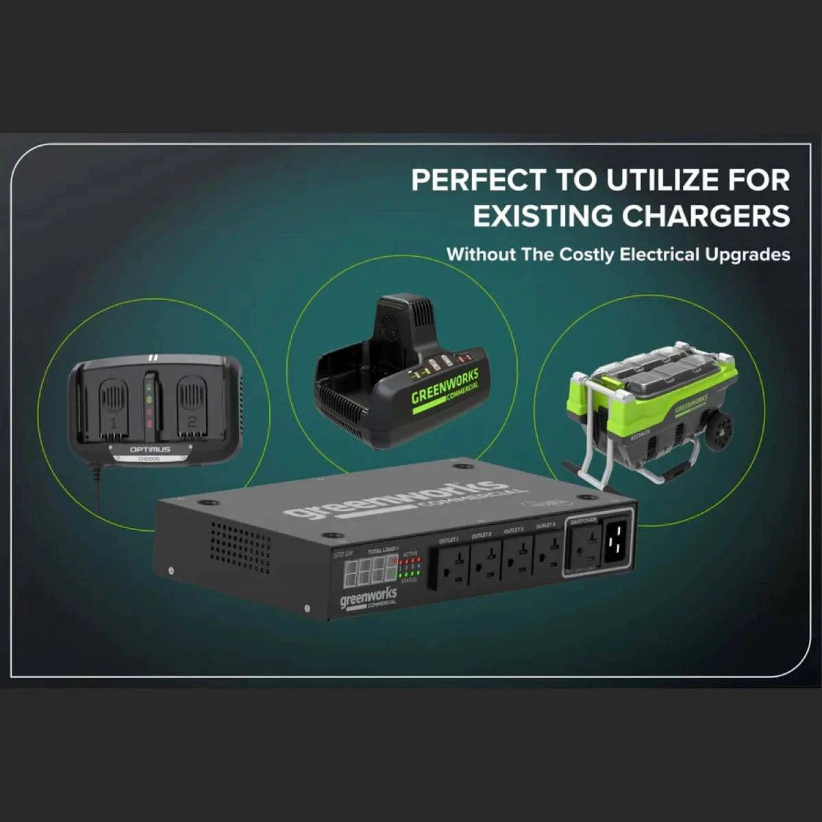 Optimus 4-Channel Power Distribution Manager 2-Stack Perfect for existing chargers