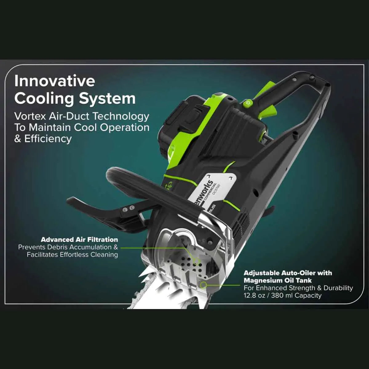 Optimus 5.0kw 28" HOG Chainsaw Kit Innovative Cooling