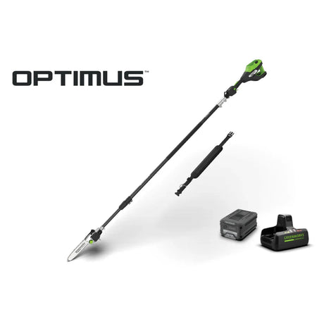 Optimus 82V 10" Polesaw with Carbon Fiber Shaft Kit