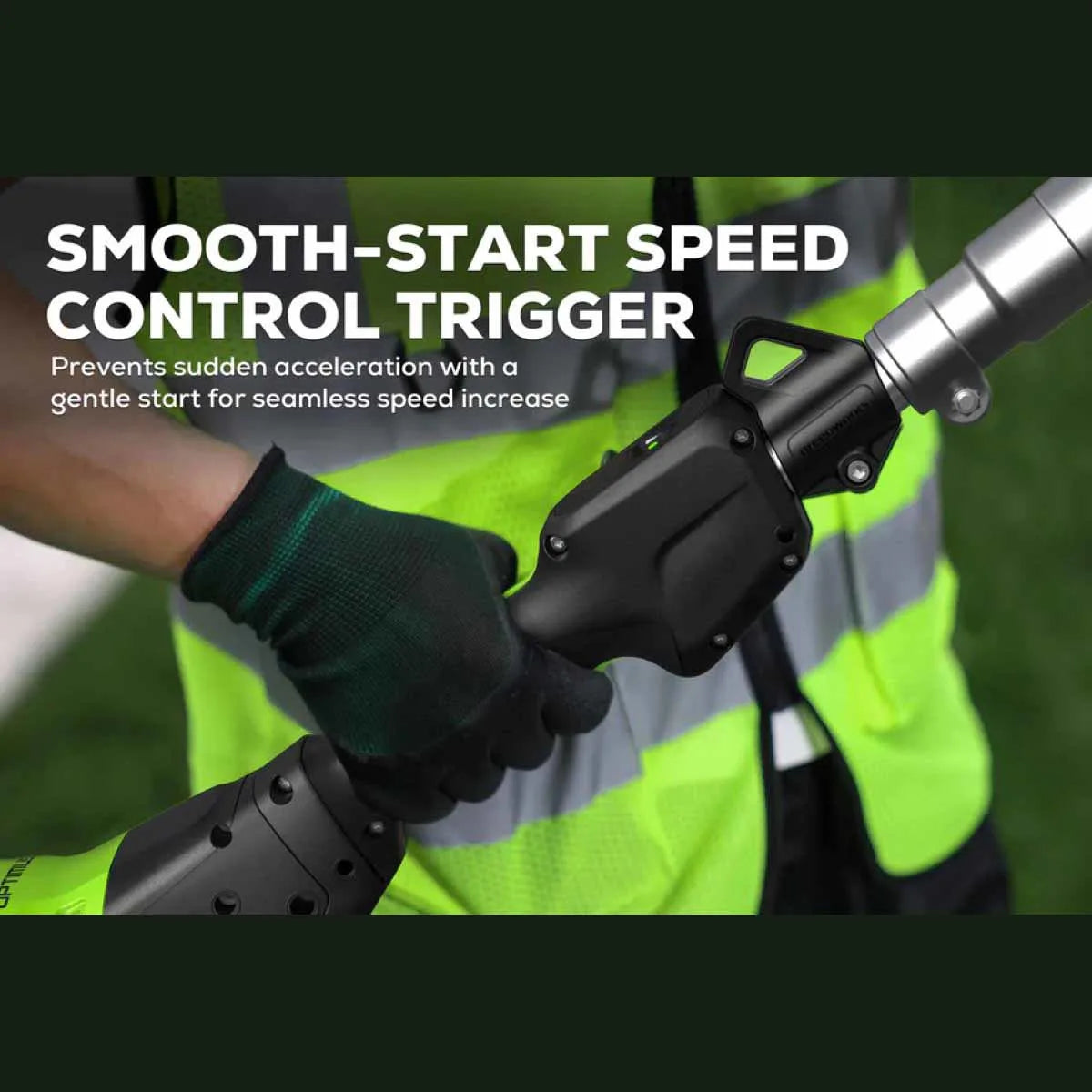 Optimus 82V 10" Polesaw with Carbon Fiber Shaft Smart Control Trigger