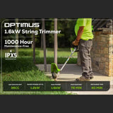 Optimus 82V 1.6 kW Attachment-Capable Powerhead (Tool Only) String Trimmer