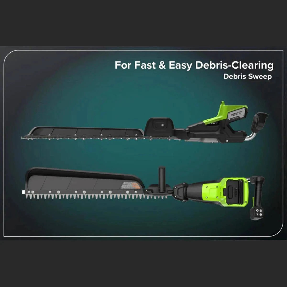 Optimus 82V 30" Single Sided Hedge Trimmer (Tool Only) Easy Debris Clearing