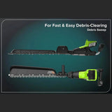 Optimus 82V 30" Single Sided Hedge Trimmer (Tool Only) Easy Debris Clearing