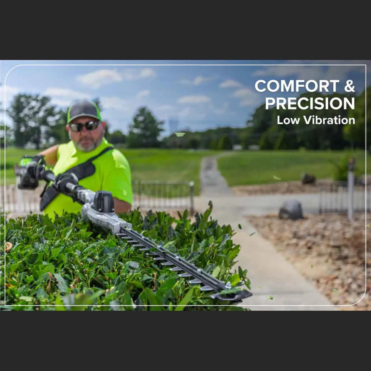 Optimus 82V Articulating Mid Pole Hedge Trimmer Kit Low Vibration