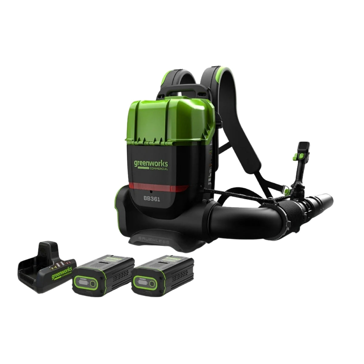 Optimus 82V Dual-Port Backpack Blower Kit Regular Battery