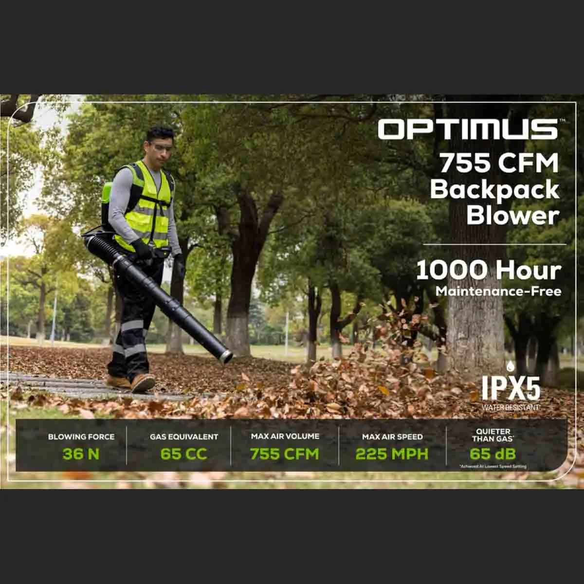Optimus 82V Dual-Port Backpack Blower Kit