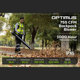 Optimus 82V Dual-Port Backpack Blower Kit