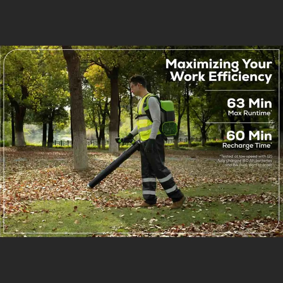 Optimus 82V Dual-Port Backpack Blower Kit