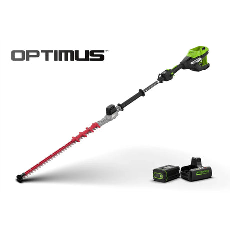 Optimus 82V Short Pole Fixed Hedge Trimmer Kit