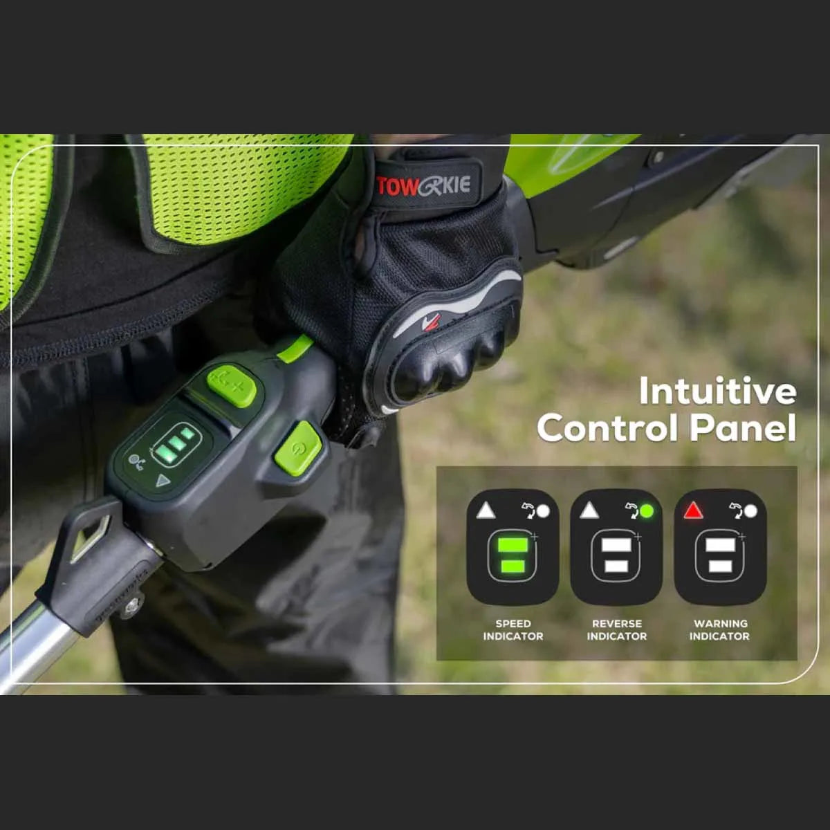 Optimus 82V Short Pole Fixed Hedge Trimmer (Tool Only) Intuitive Control Panel