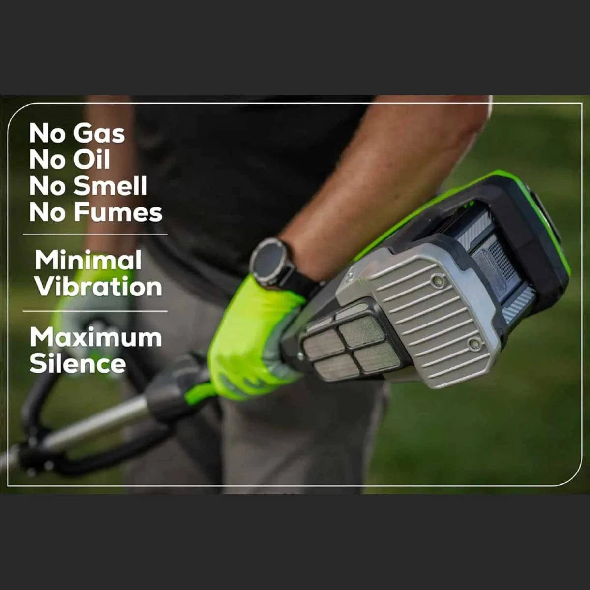 Optimus 82V Straight Shaft Edger (Tool Only) Minimal Vibration