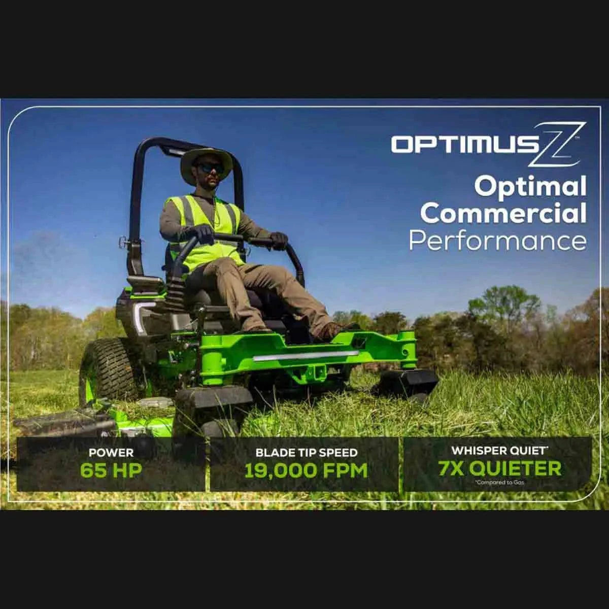 OptimusZ 48" Ride-On Zero Turn Mower Optimal Performance