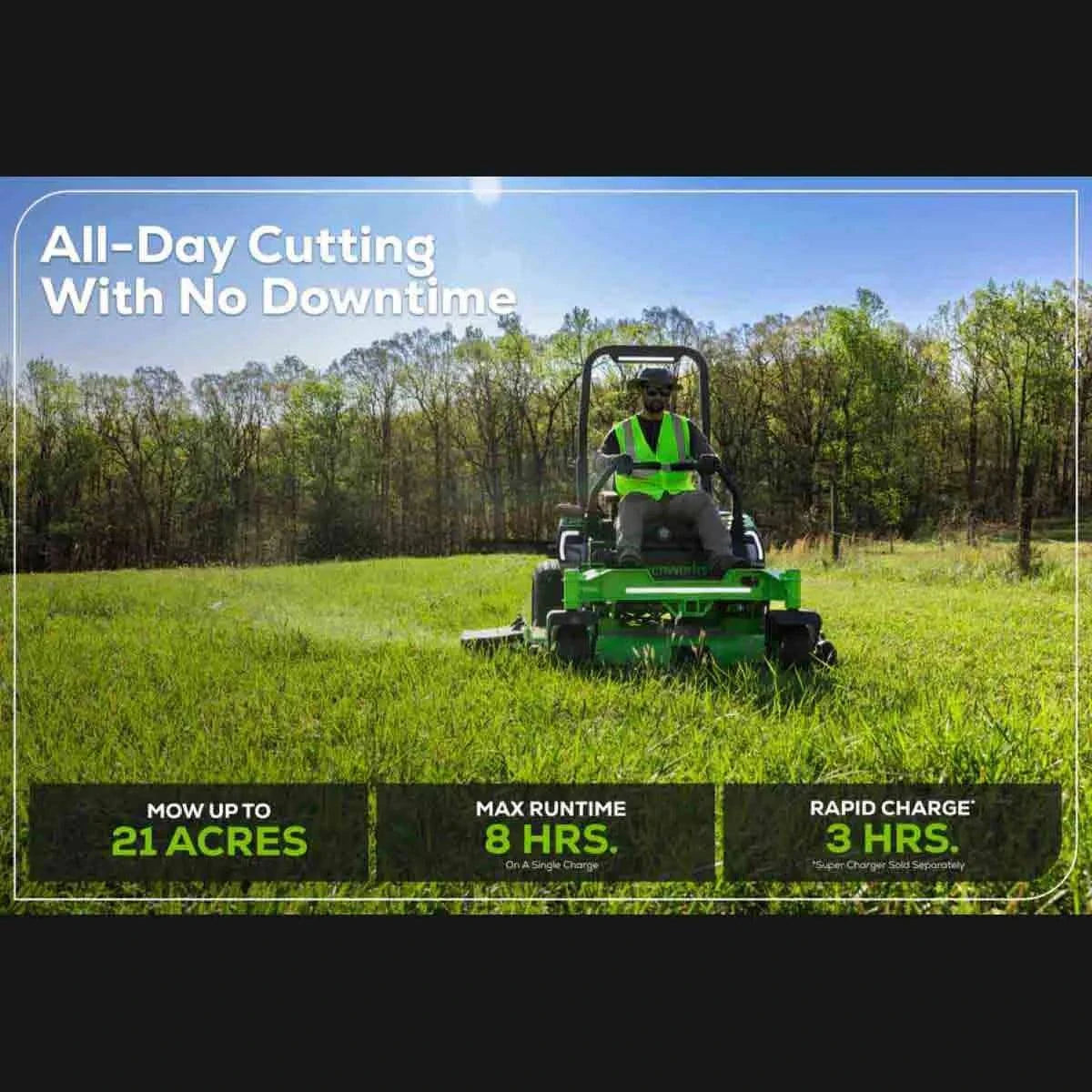 OptimusZ 48" Ride-On Zero Turn Mower All Day Cutting