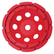 P2 Pro-V Concrete & Masonry Cup Wheel Double Row 5″ x 5/8″-11