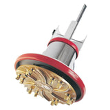 Pearl Abrasive Hexpin and Plate for Scraping and Removal Tool