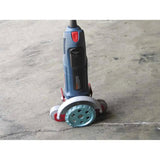 Pearl Abrasive Roller Caddy Attachment for Angle Grinders crack chasing blade, concrete slab joint or crack repairs