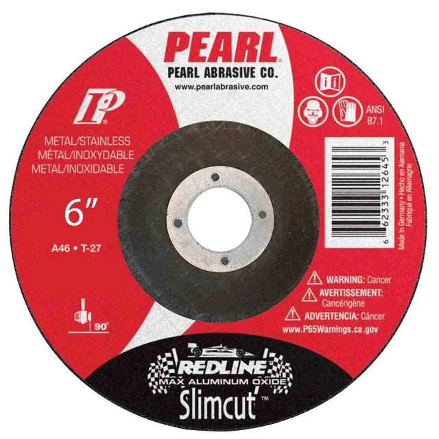 Pearl Redline SlimCut Thin Cut-Off Wheels - 6" x .045" x 7/8"