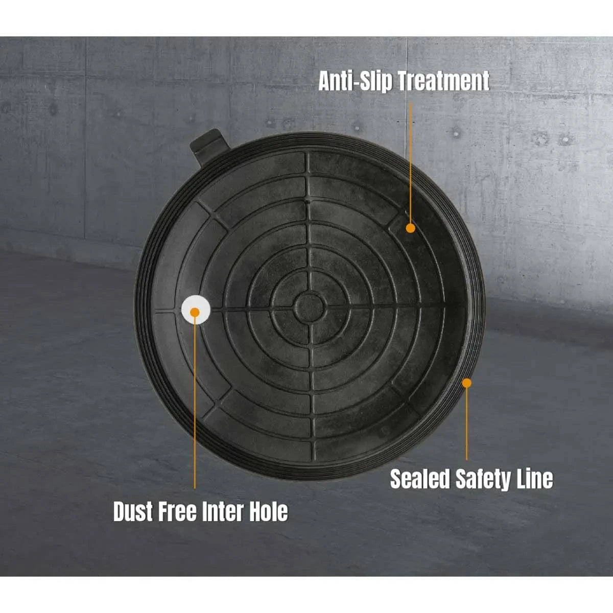suction cup with sealed safety line