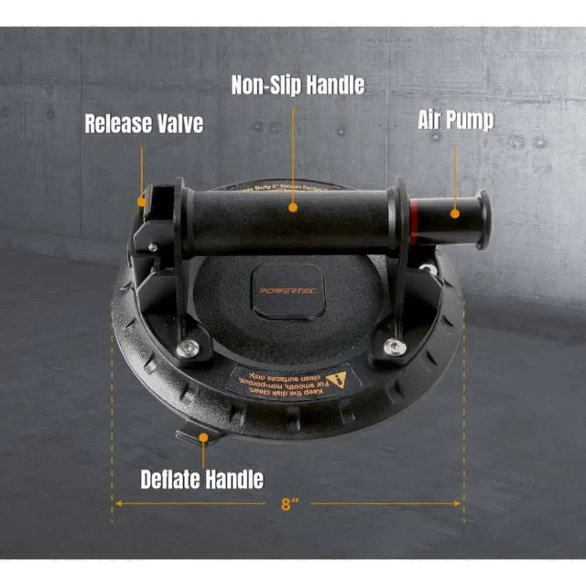 non slip handle suction cup