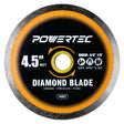 Powertec Continuous Rim Diamond Saw Blade 4.5"