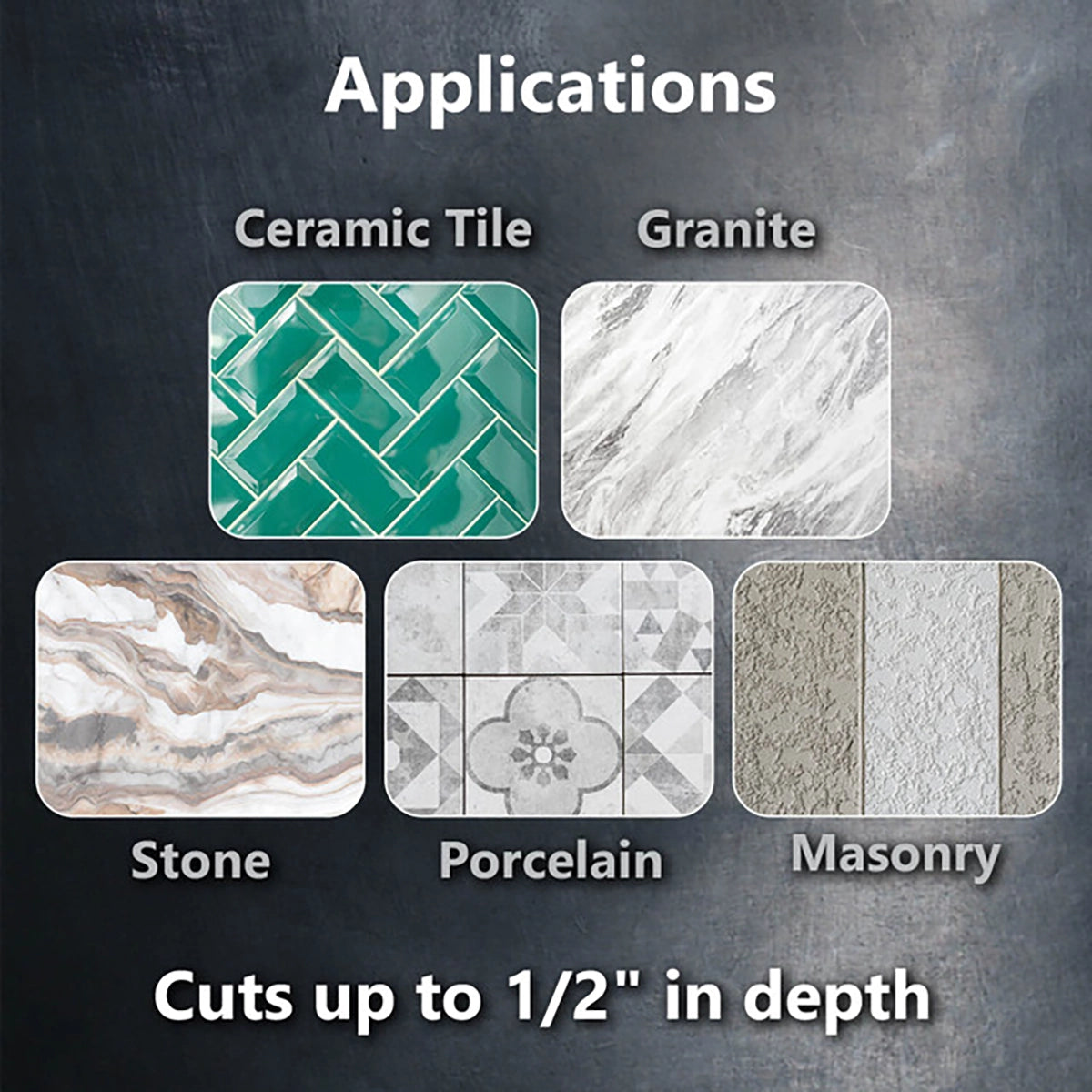 Powertec Diamond Saw Blades Applications
