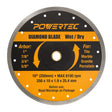 Powertec 10" Super Thin Diamond Blade