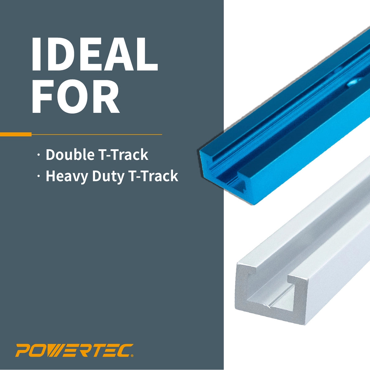 Powertec T-Track Clamp Set Ideal For Multiple Tracks