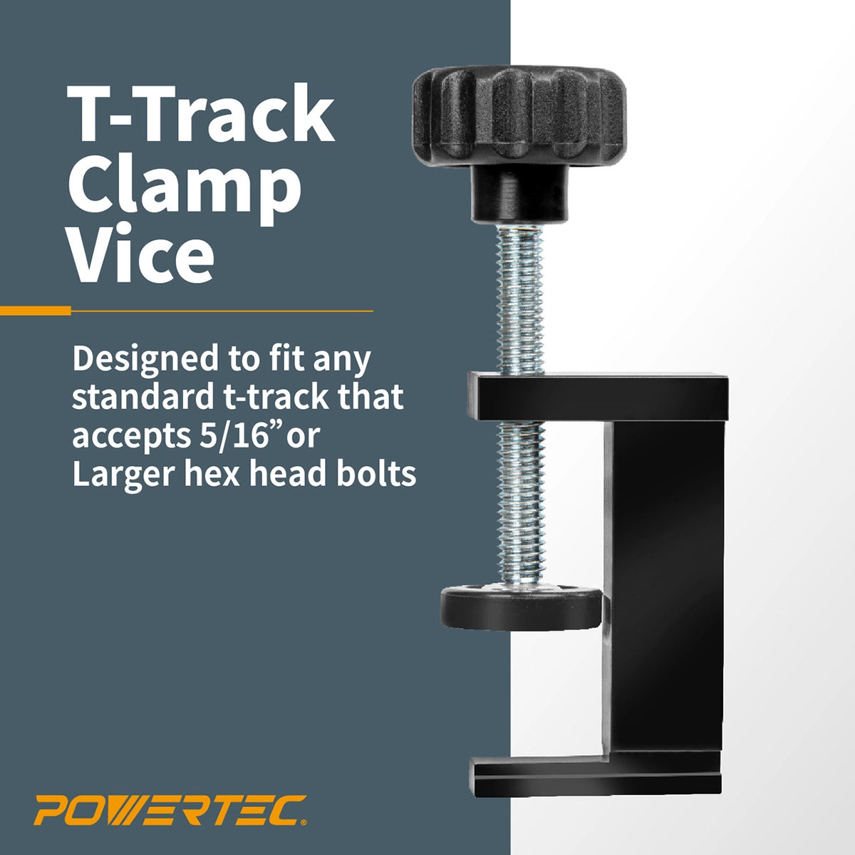 Powertec T-Track Clamp Vice Set 