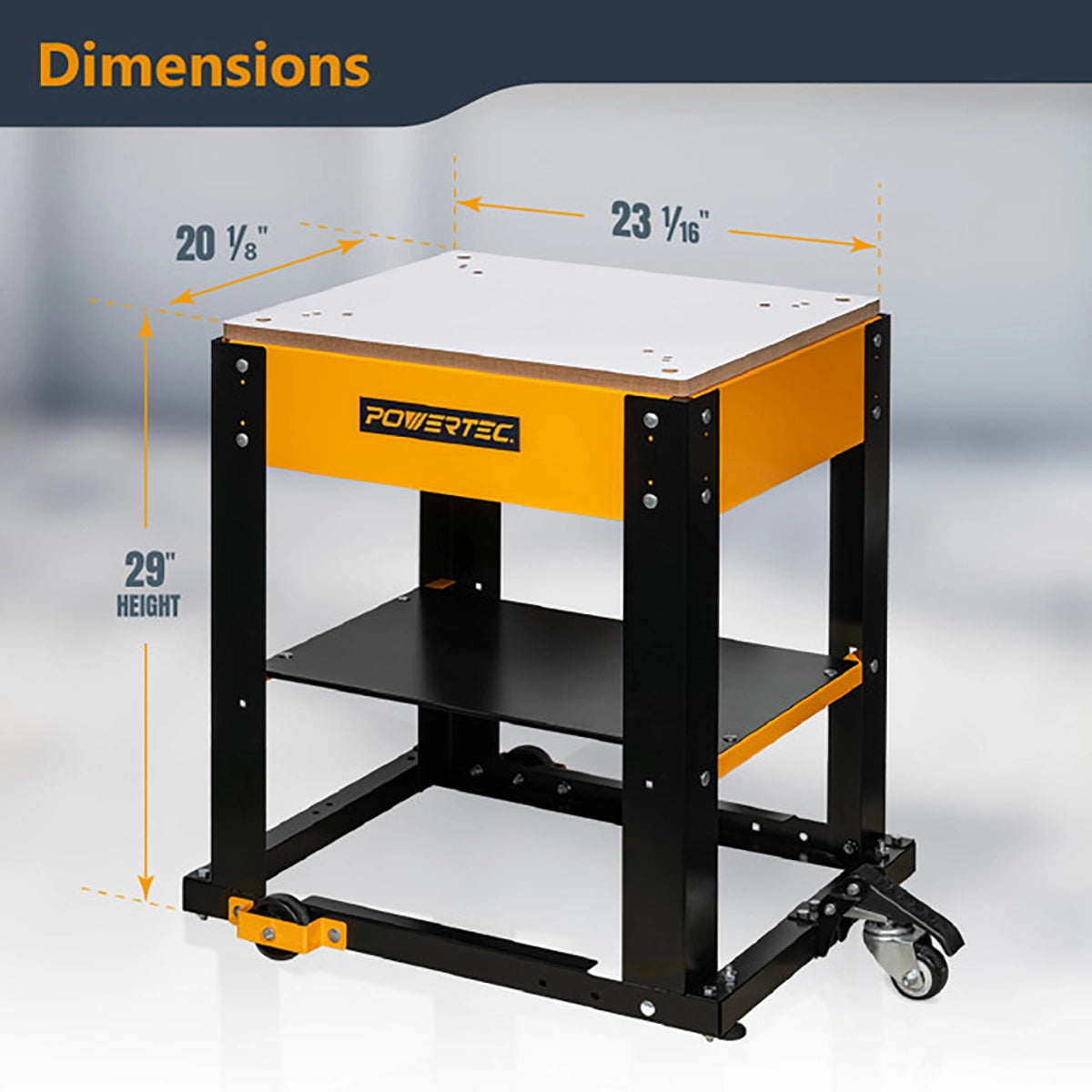 Powertec Tool Stand With Wheels Specs
