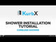 KurbX Structural Shower Pan - Center Drain