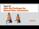 Rokamat Wood Fiber Insulation Add-on Package for Tigris 850CX