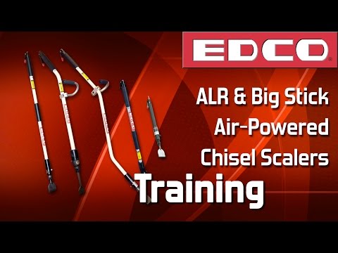 Edco ALR-E 5' Pneumatic Chisel Scaler. Contractors Direct