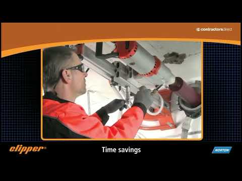 Norton Clipper HDR600C Hand Held Core Drill With Rig Stand