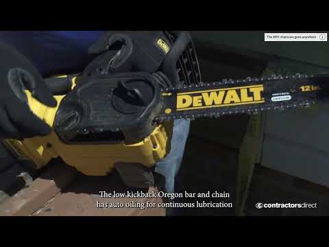 DeWalt 20V Max XR 12in Compact Chainsaw Kit