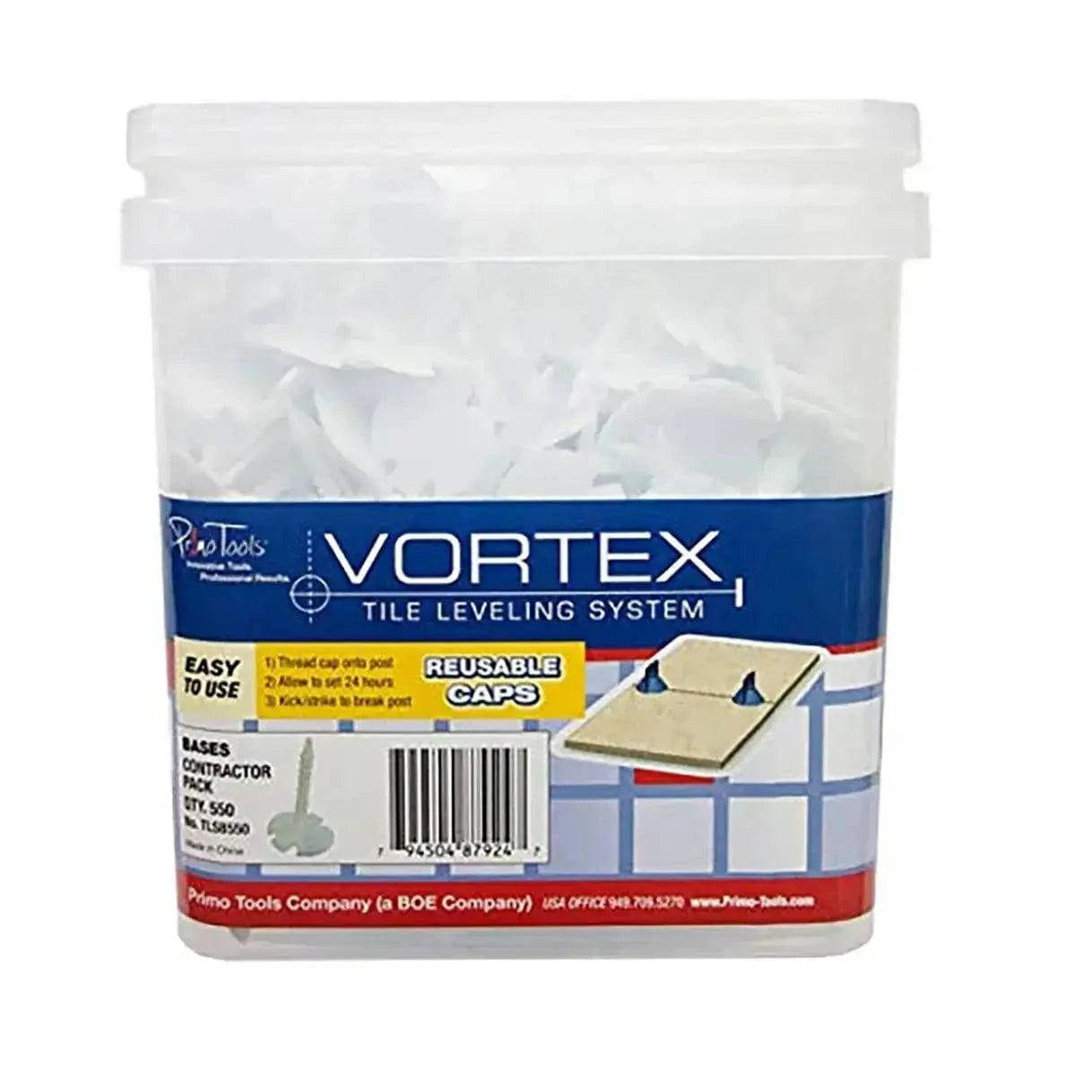 Primo Tools - Vortex Leveling System - 1/16" Base