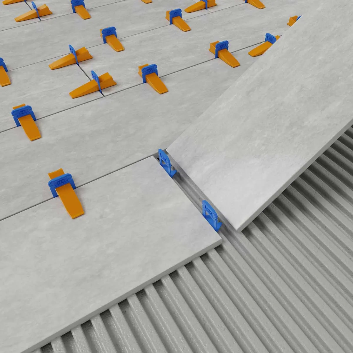 3/16" Tile Leveling System with wedges