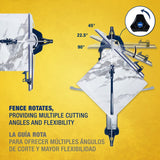 QEP Katana™ Tile Cutter Rotating Fence
