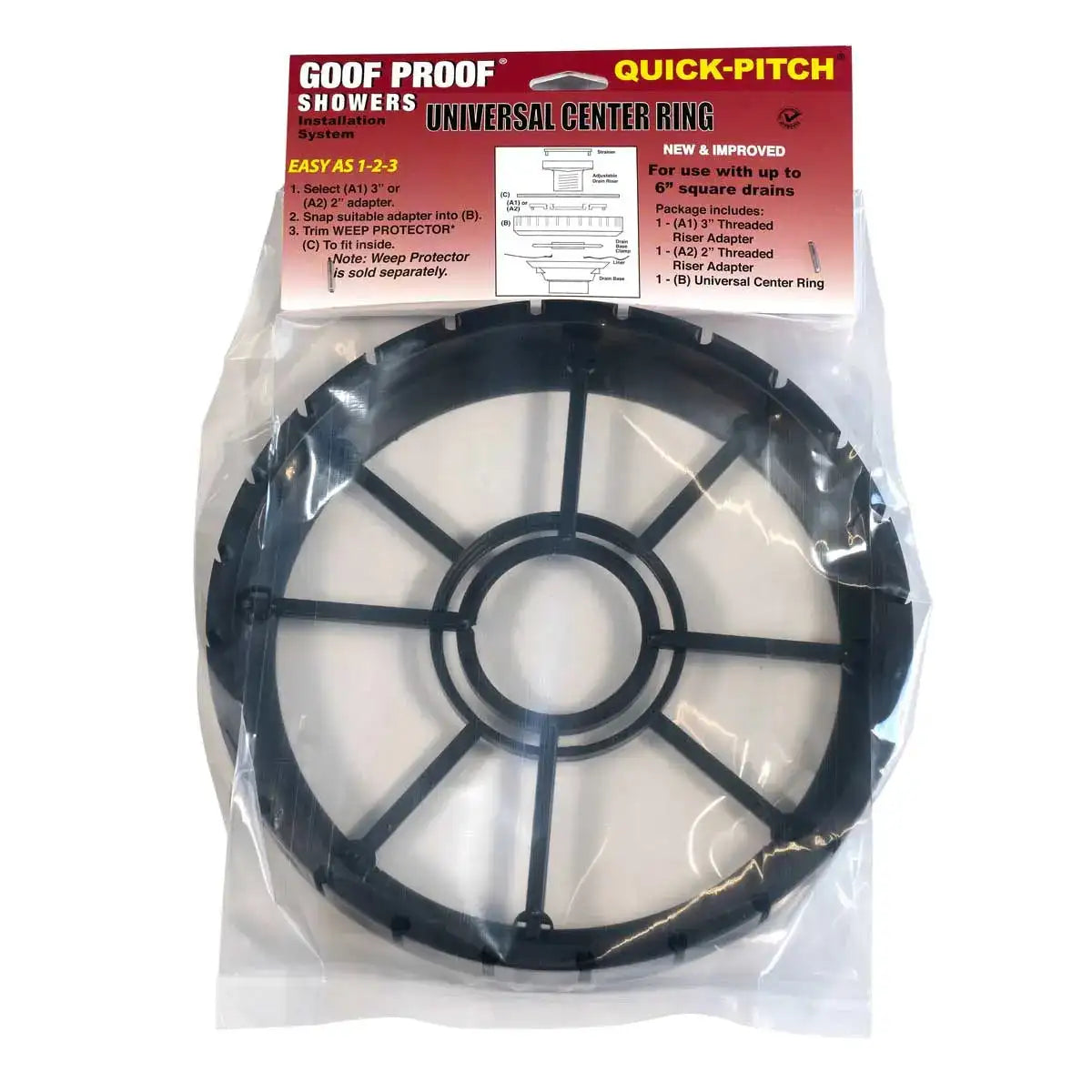 Quick-Pitch Universal Center Ring QPUCR-110