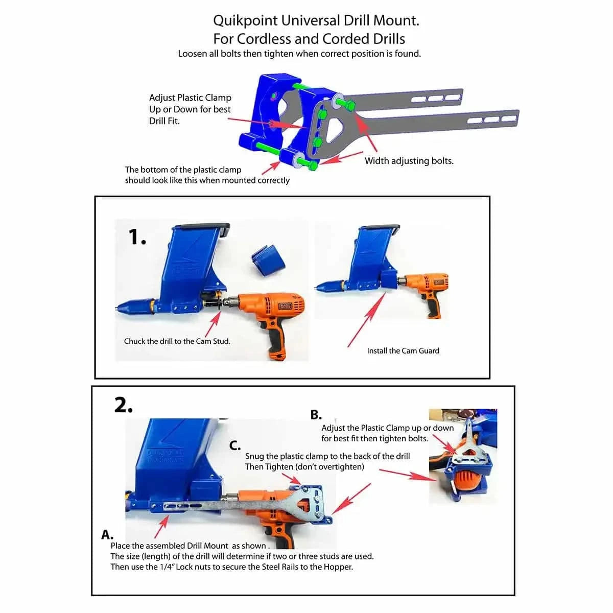 Quikpoint Mount Kit Instructions